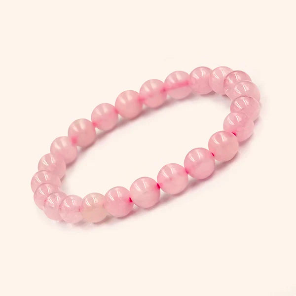 Rose Quartz Bracelet – Natural Love & Emotional Healing Gemstone Bracelet